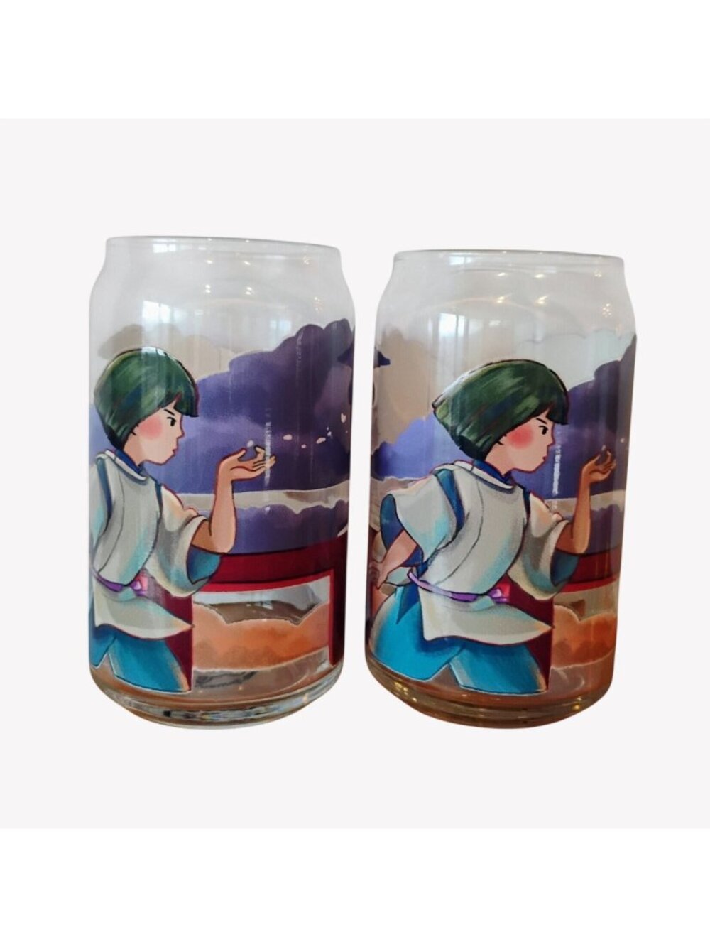 Spirited Away Haku Beer Glass Drinking Cup 16 oz Ghibli Studios Anime Movie